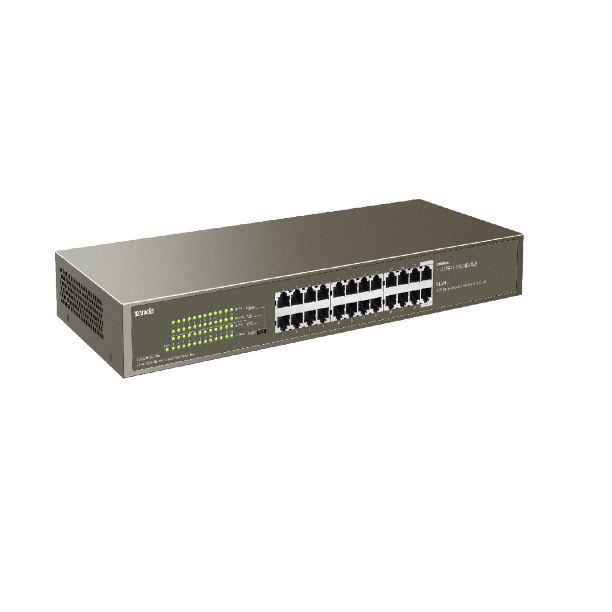 SWITCH 24 PORT TENDA 100/1000 GIGABIT POE TEG1124P-24-250W