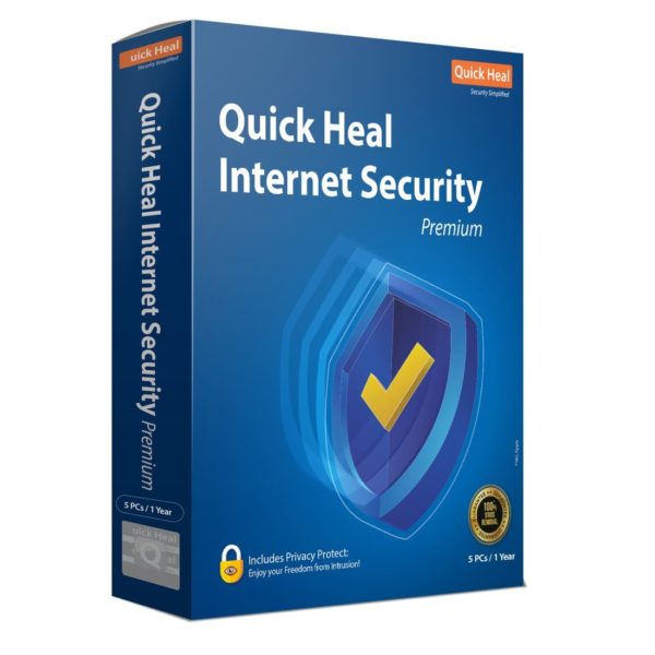 Quick Heal Internet Security Antivirus - 5 Users 1 Year