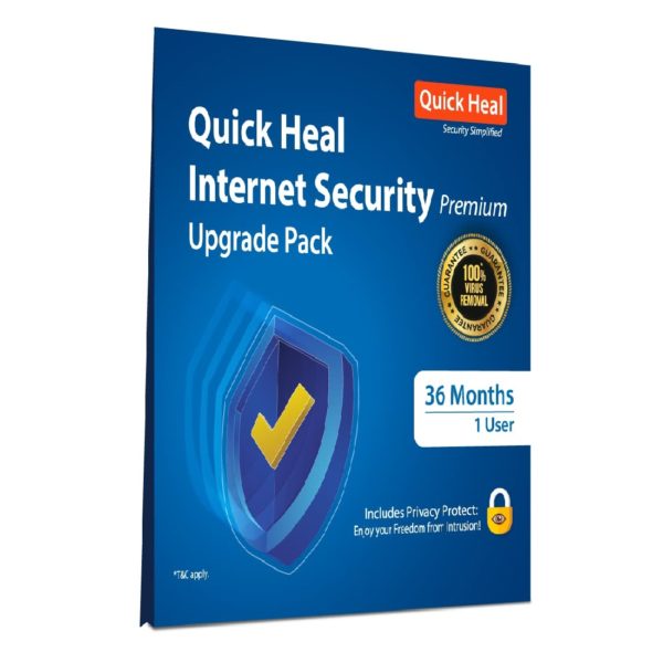 Quick Heal Internet Security Renewal Antivirus - 1 User 3 Years