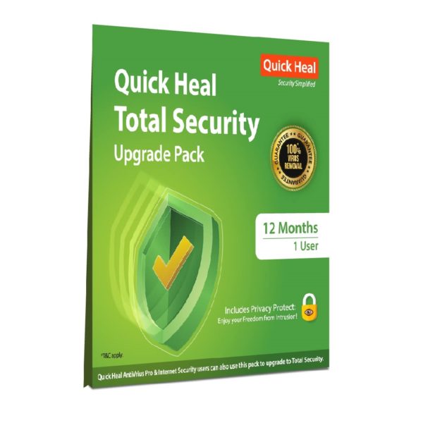 Quick Heal Total Security Renewal Antivirus - 1 User 1 Year