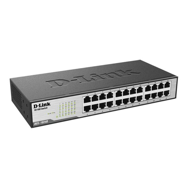 D-Link Switch 24-Port 10/100Mbps Fast Ethernet Desktop Switch