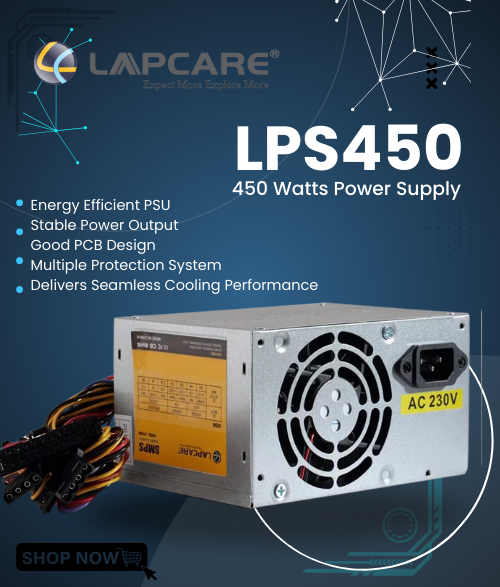 Lapcare LPS450 450 Watts Power Supply