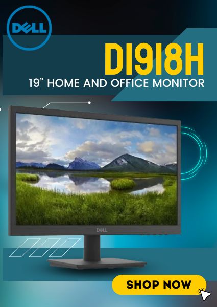 Dell D1918H 19” Home and Office Monitor