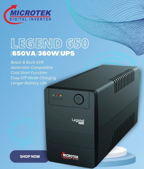 Microtek LEGEND 650 UPS (650VA/360W)