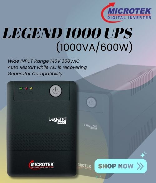 Microtek LEGEND 1000 UPS (1000VA/600W)