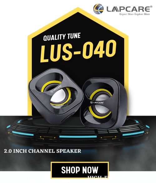 Lapcare LUS-040 USB Speaker (3W, 2.0 Channel)