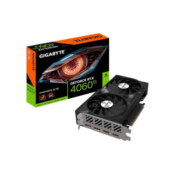 Gigabyte GeForce RTX™ 4060 Ti WINDFORCE OC 8G GV-N406TWF2OC-8GD 8GB GDDR6 Graphics Card