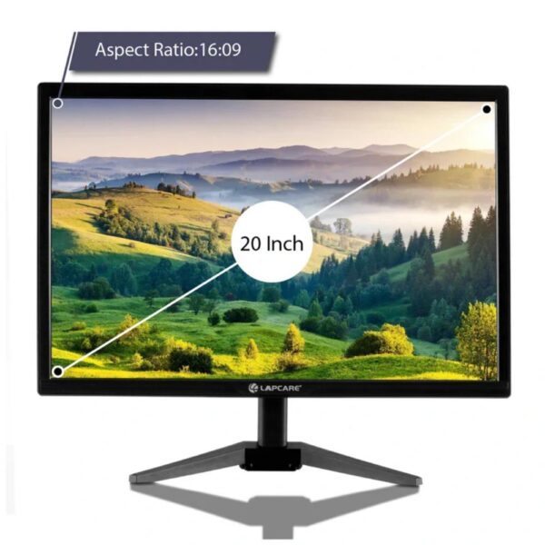 Lapcare LM21WHD 20" LED Monitor (VGA + HDMI)