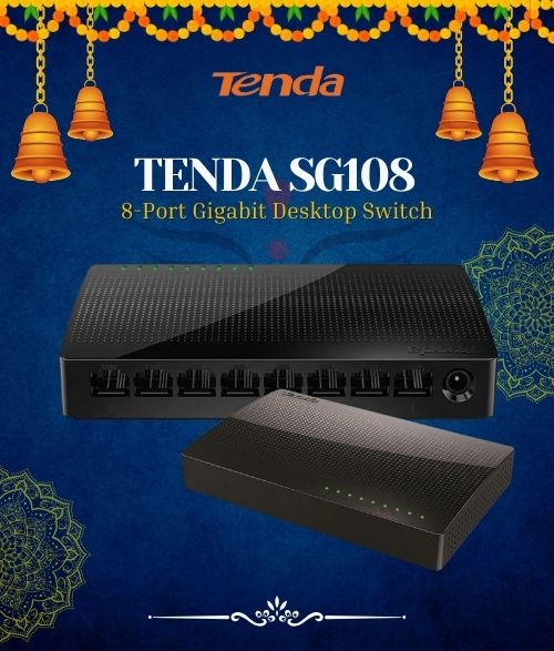 Tenda SG108 8-Port Gigabit Desktop Switch