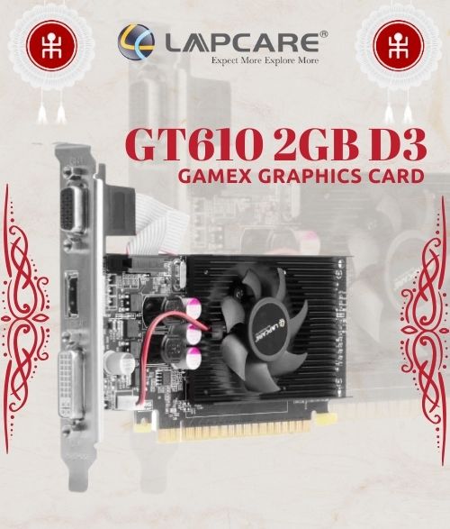 Lapcare Gamex Graphics Card GT610 2GB D3 (LGC-610 2GB)