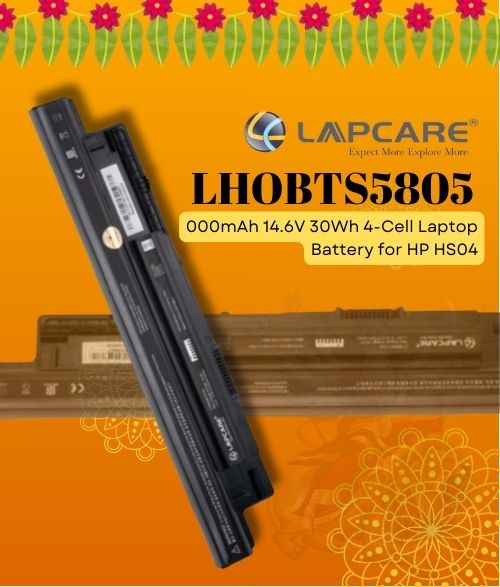 Lapcare LHOBTS5805 2000mAh 14.6V 30Wh 4-Cell Laptop Battery for HP HS04