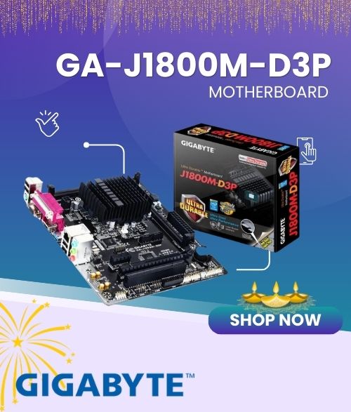 Gigabyte GA-J1800M-D3P Motherboard