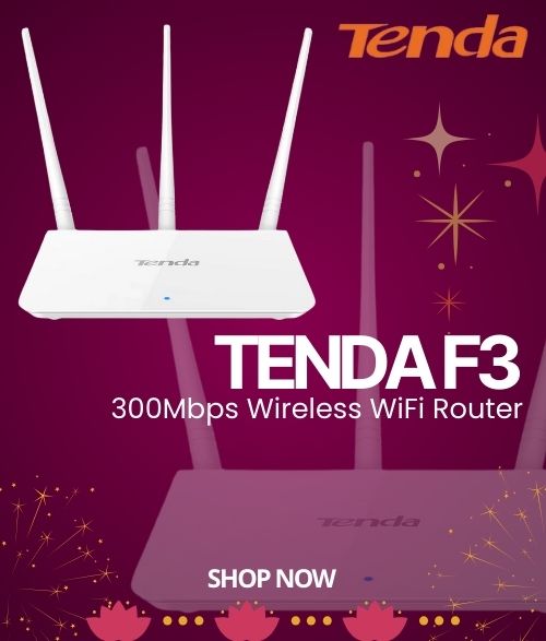 Tenda F3 300Mbps Wireless WiFi Router