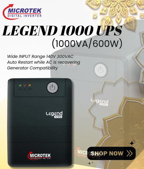 Microtek LEGEND 1000 UPS (1000VA/600W)