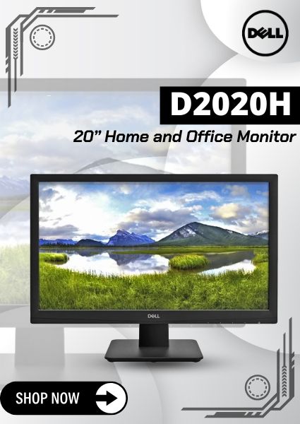 Dell D2020H 20” Home and Office Monitor