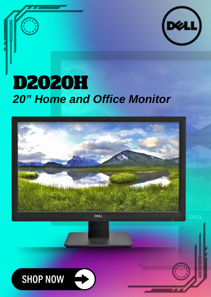 Dell D2020H 20” Home and Office Monitor