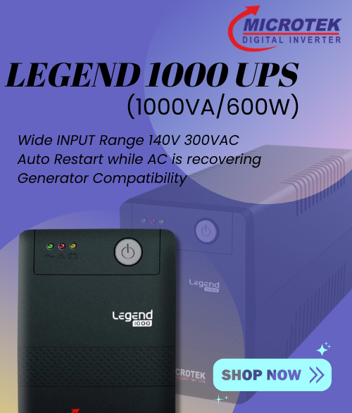 Microtek LEGEND 1000 UPS (1000VA/600W)