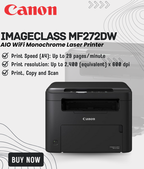 Canon imageCLASS MF272dw AIO WiFi Monochrome Laser Printer