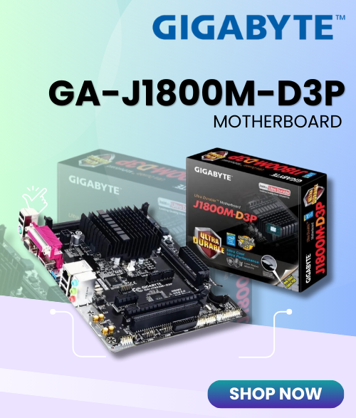 Gigabyte GA-J1800M-D3P Motherboard