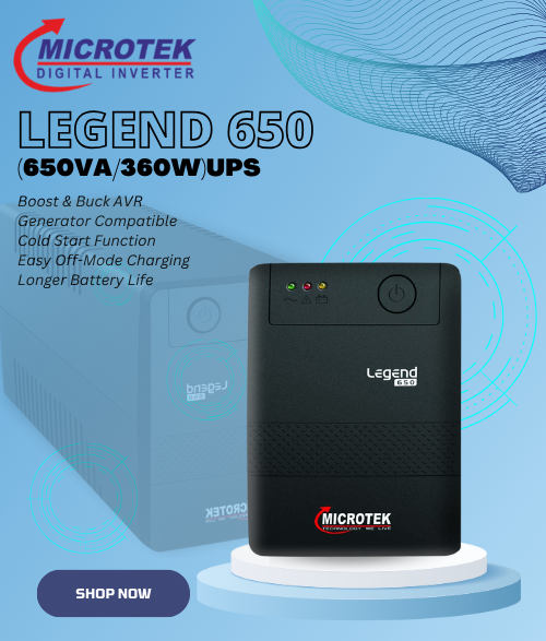 Microtek LEGEND 650 UPS (650VA/360W)