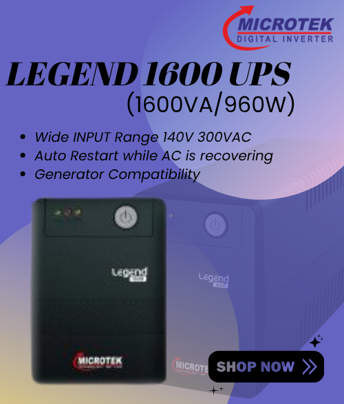 Microtek LEGEND 1600 UPS (1600VA/960W)
