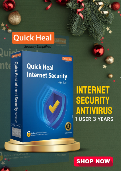 Quick Heal Internet Security Renewal Antivirus – 1 User 3 Years