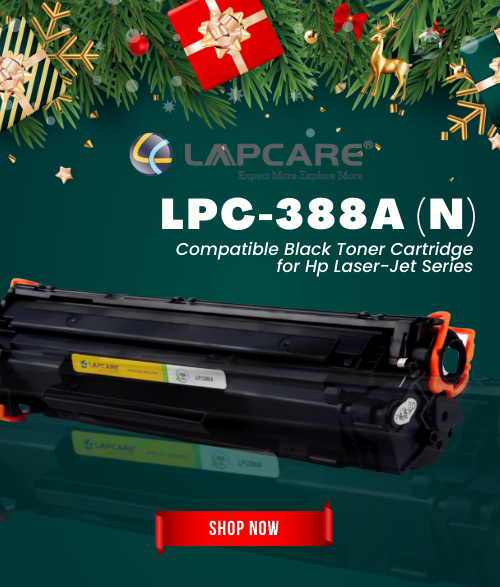 Lapcare LPC-388A (N) Compatible Black Toner Cartridge for Hp Laser-Jet Series