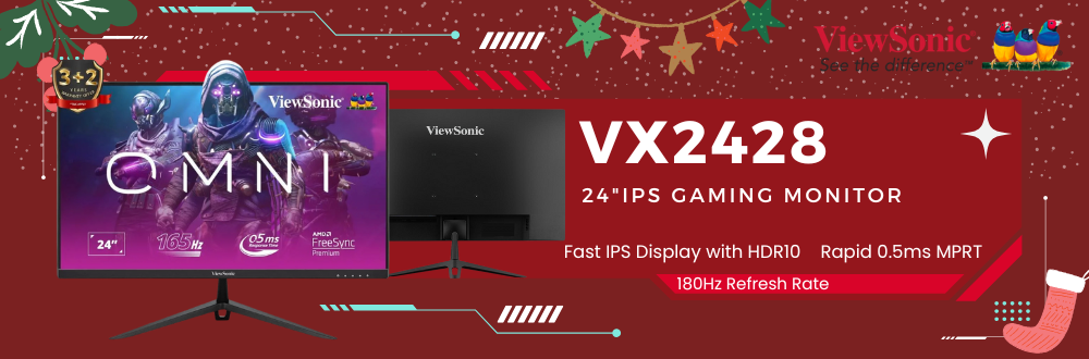 ViewSonic VX2428 24″ IPS Gaming Monitor