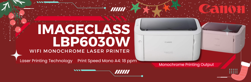 Canon imageCLASS LBP6030w Single Function WiFi Monochrome Laser Printer
