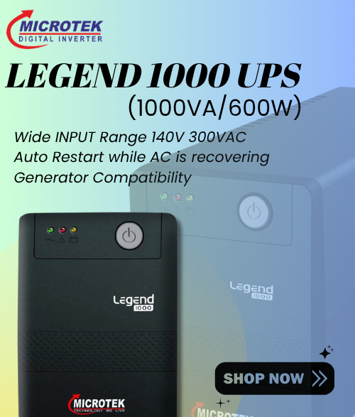 Microtek LEGEND 1000 UPS (1000VA/600W)