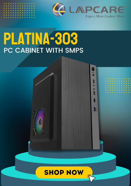 Lapcare Platina-303 PC Cabinet with SMPS