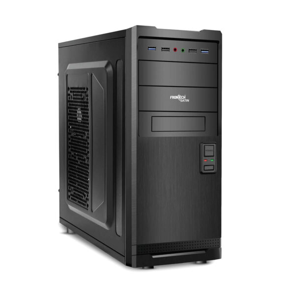 Frontech Satin FT-4302 (Black) Premium Silver Series Cabinet