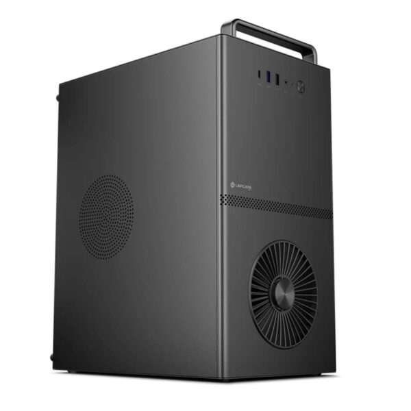 Lapcare Aura V LOX-236 (Black) Cabinet with Power Supply