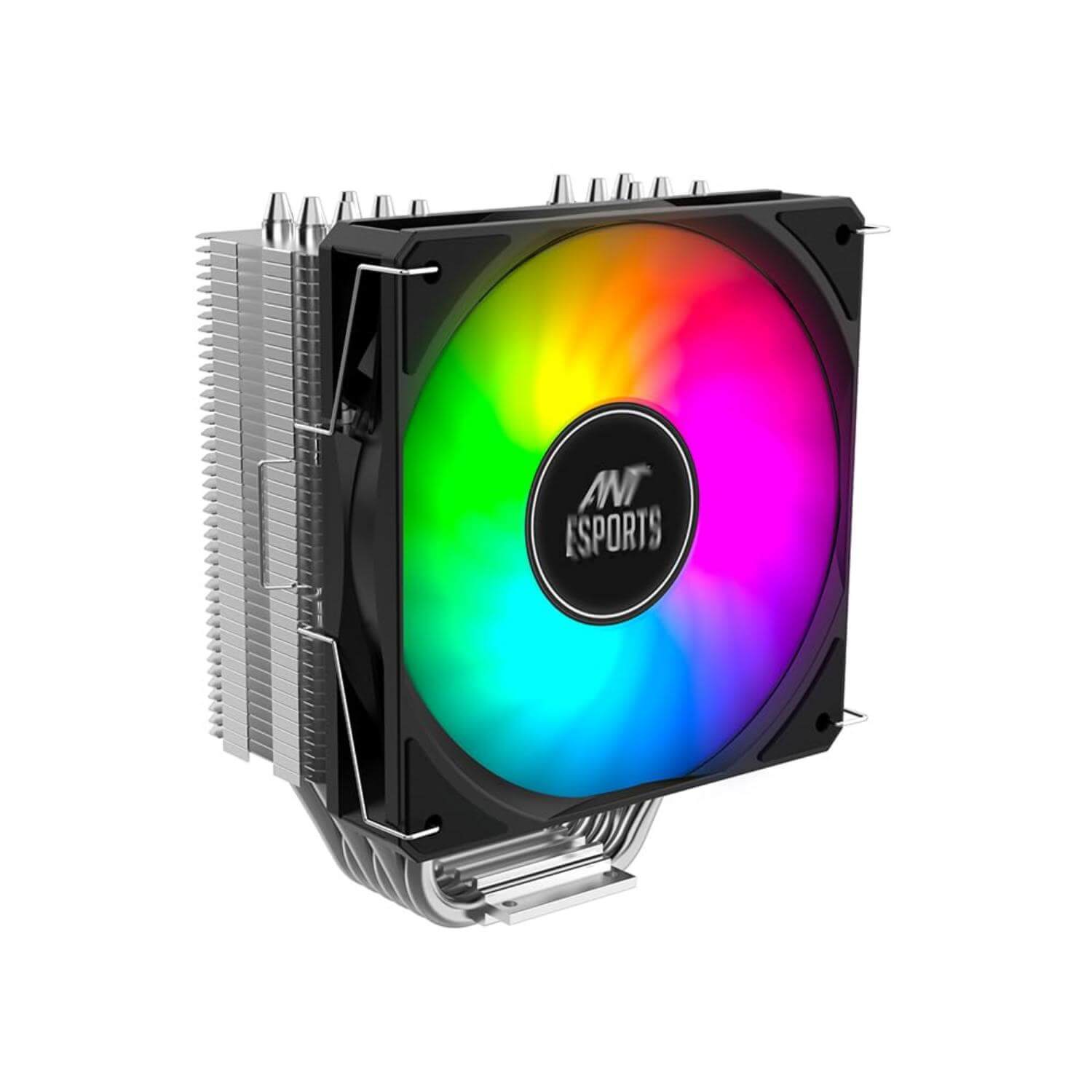 CPU_COOLER_AS_ICE C612 W-RAINBO-7 Ant Esports ICE-C612 V2 Rainbow ARGB CPU Air Cooler