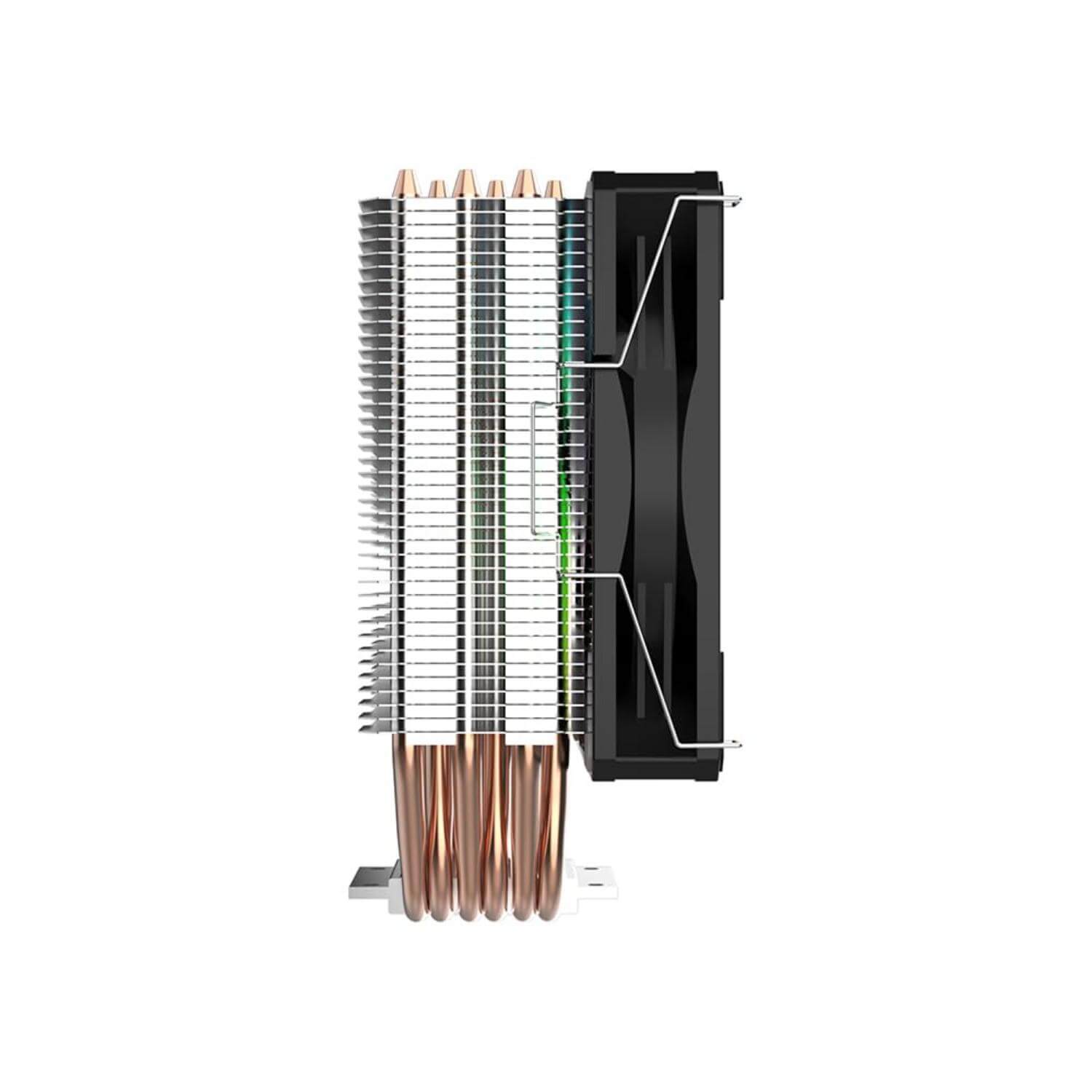 CPU_COOLER_AS_ICE C612 W-RAINBO-8 Ant Esports ICE-C612 V2 Rainbow ARGB CPU Air Cooler