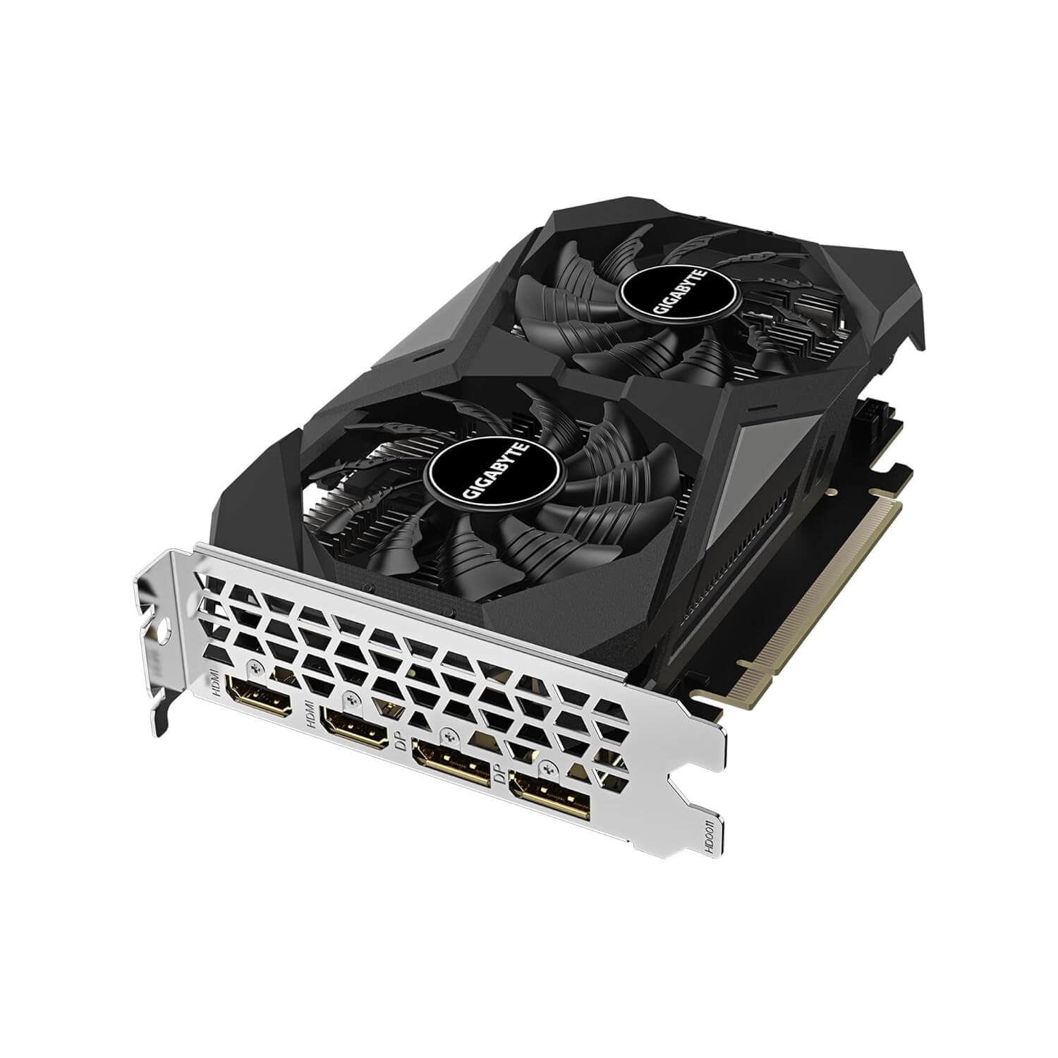 MNT_GIGABYTE_6GBDDR6_RTX3050(GV-N3050WF2OC)-3 Gigabyte GeForce RTX 3050 Windforce OC 6GB GDDR6 Graphics Card