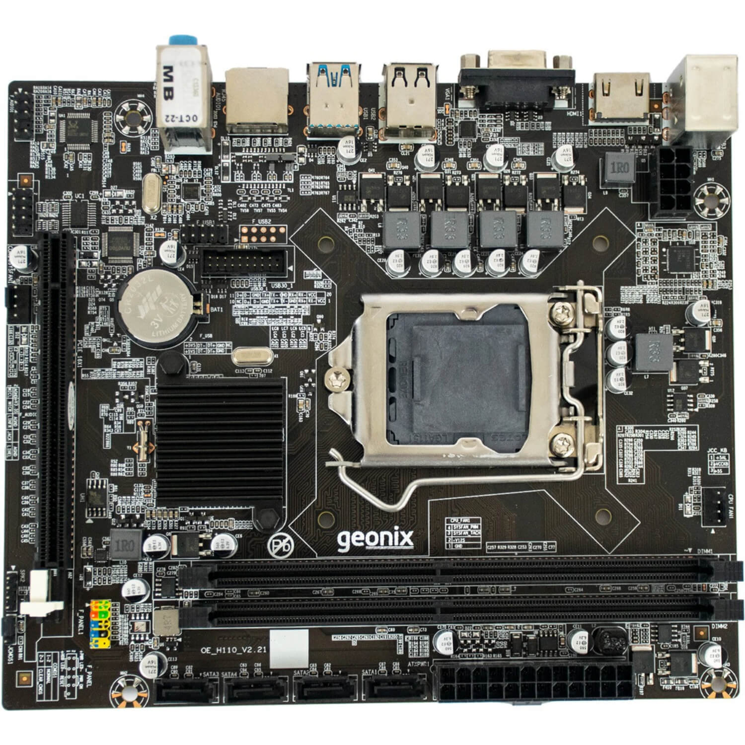 MTB_GEONIX_H110_NVME-2 Geonix H110 Motherboard with NVMe Slot