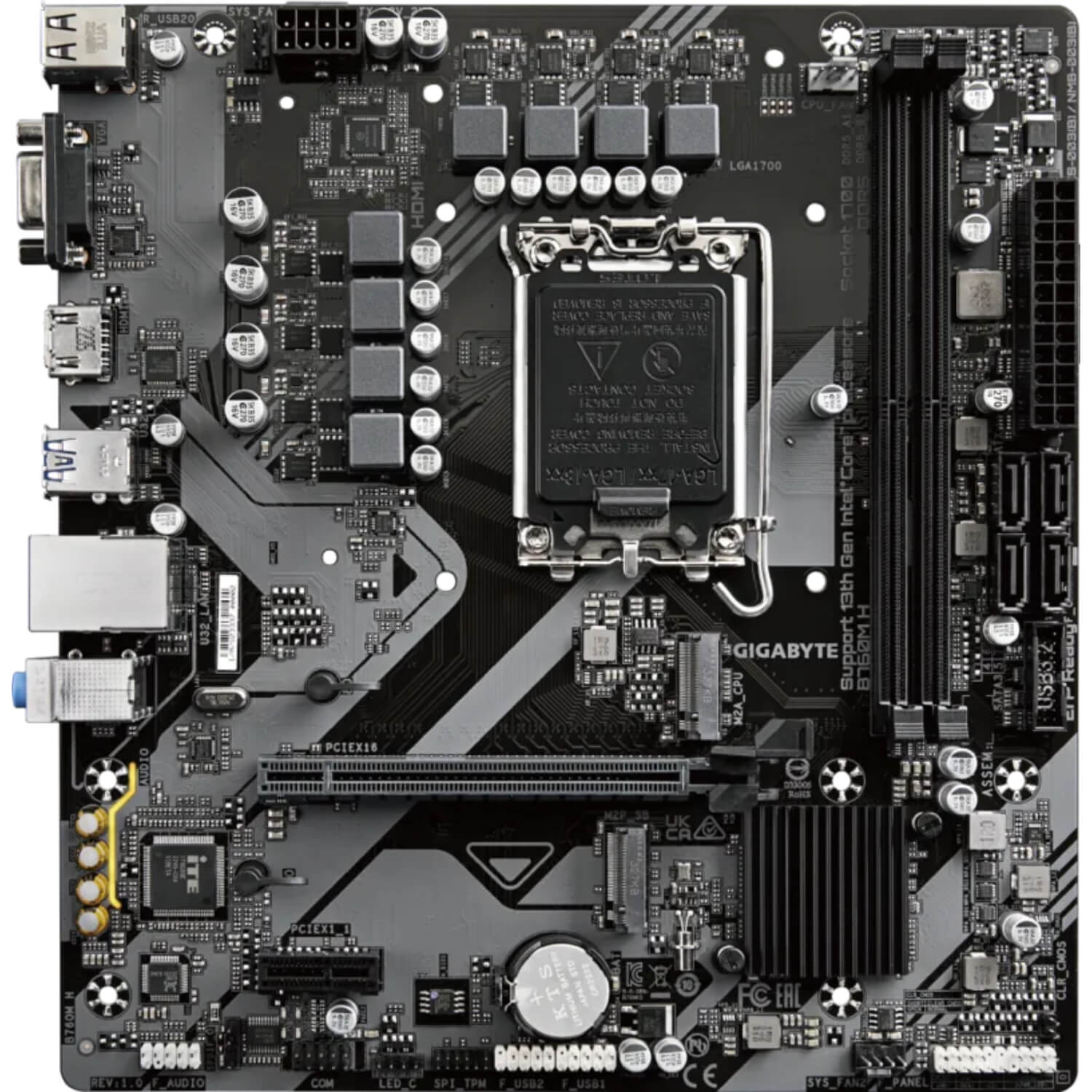 MTB_GIGABYTE_DDR5_GA-B760MH-2 Gigabyte B760M H DDR5 Motherboard