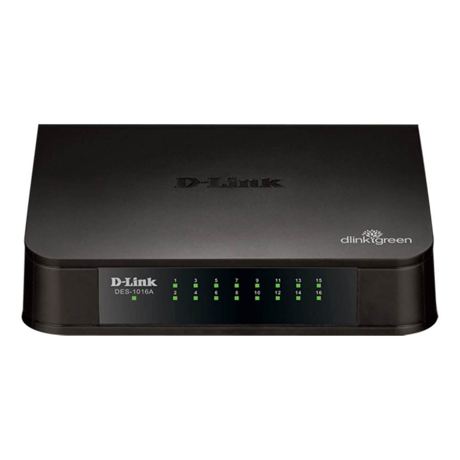 NP_SWT16PORT_UNMAGD_DES-1016A-1 D-Link DES-1016A 16 Port 10/100 Mbps Unmanaged Fast Ethernet Switch