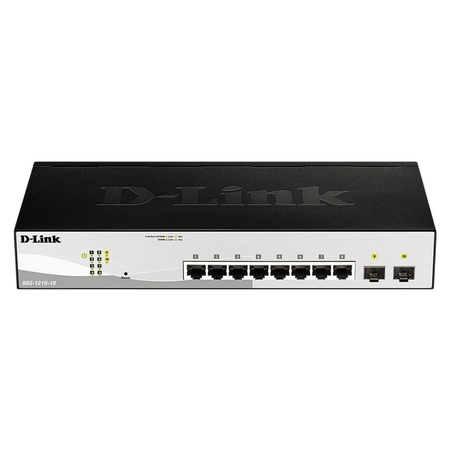 NP_SWT8PORT_SMART_MAGD_DGS-1210-10-1 D-Link DGS-1210-10 8 Port Smart Managed Gigabit Ethernet Switch