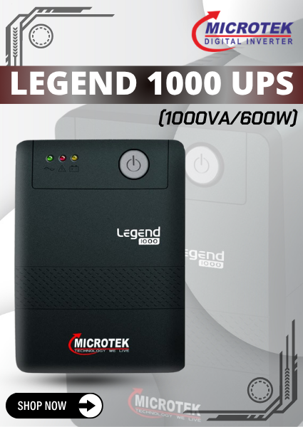 Microtek LEGEND 1000 UPS (1000VA/600W)
