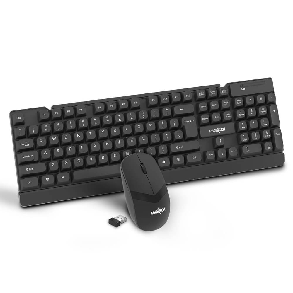 CMB_WRLS_KB-0027P-1 (1) Frontech KB-0027P Wireless Keyboard and Mouse Combo