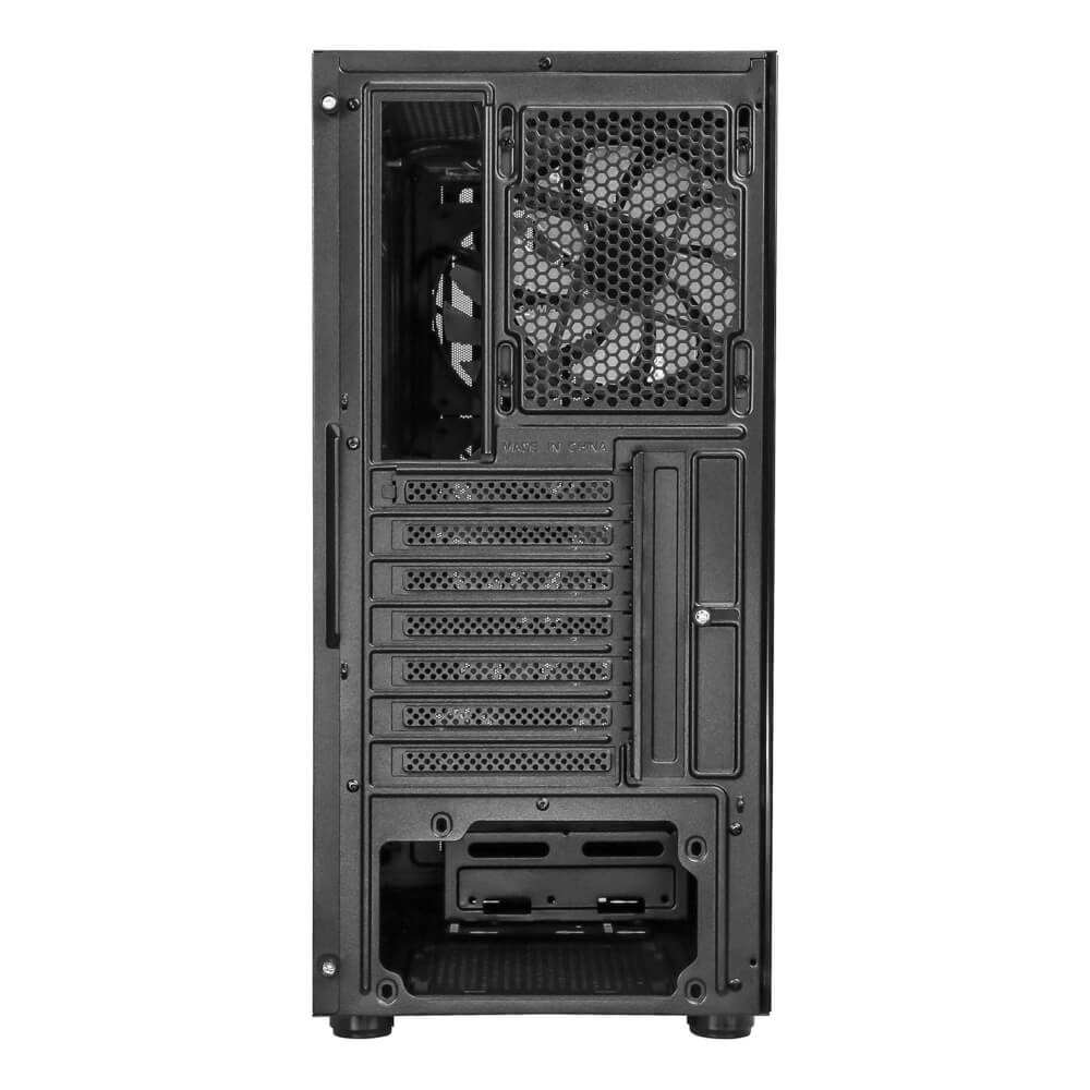 PC_205_AIR_BLK-5 Ant Esports 205 Air Mid Tower Gaming Cabinet (Black)