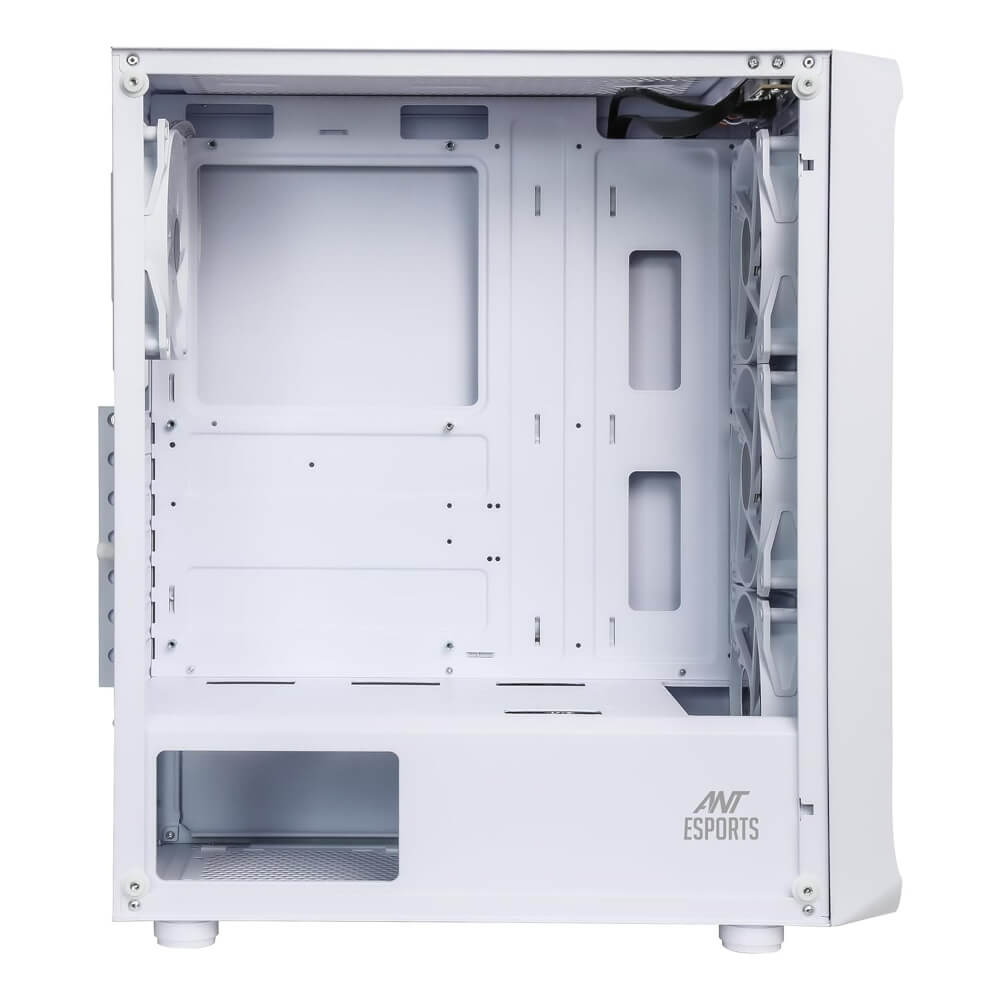 PC_205_AIR_WHT-6 Ant Esports 205 Air Mid Tower Gaming Cabinet (White)