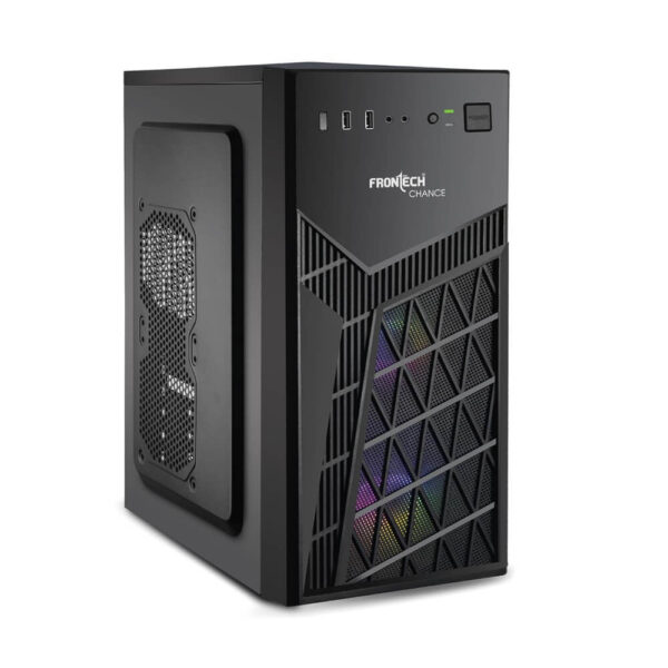 Frontech Chance USB 3.0 Black Mid Tower Cabinet (Without Power Supply)