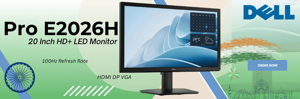 Dell Pro E2026H 20 Inch HD+ LED Monitor