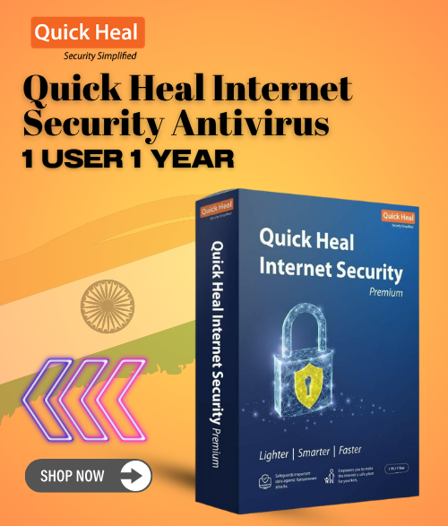 Quick Heal Internet Security Antivirus – 1 User 1 Year