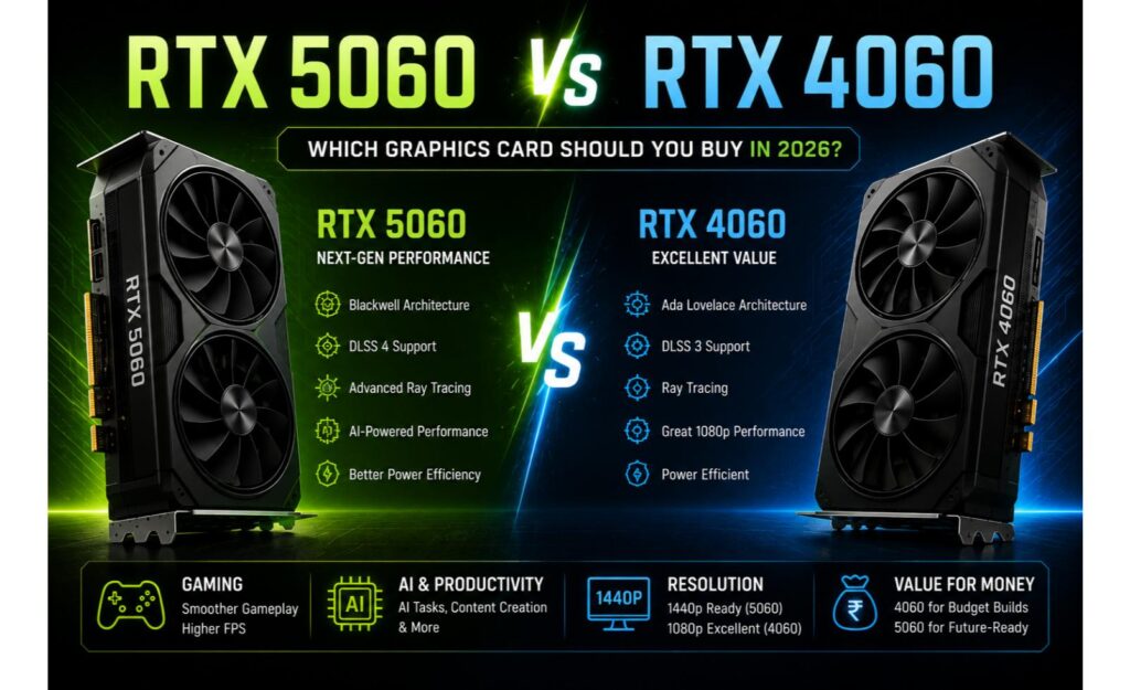 RTX 5060 vs RTX 4060 Comparison